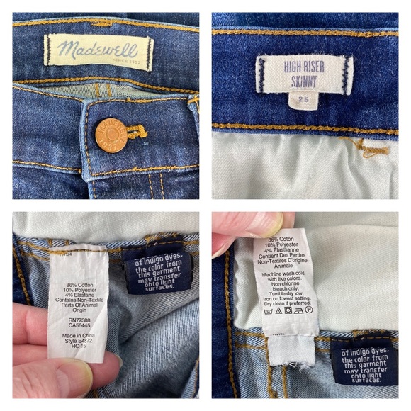 Madewell High Riser Skinny Jeans - Picture 16 of 16